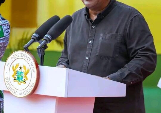 Mahama Cuts Sod For Construction Of A Glass Factory