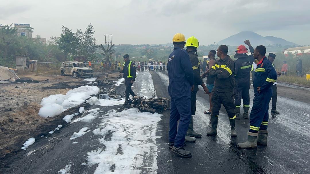 Many Feared Dead As Fuel Tanker Explodes At Ntoaso On Accra–Nsawam Highway