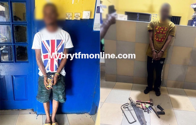 E/R: Police Arrest Two Over Motorbike Snatching At Sibakon Down, Retrieve Many Stolen Items