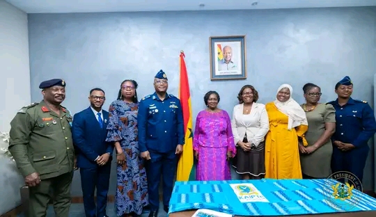 Vice President Interacts With Leadership Of KAIPTC