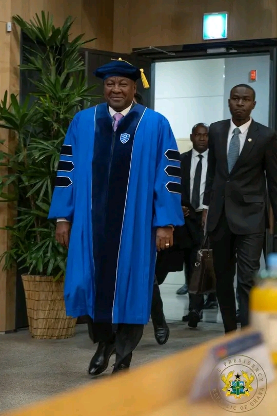 South Korea: President Mahama Conferred With Honorary Doctor Of Philosophy (Ph.D.) Degree In Public Administration