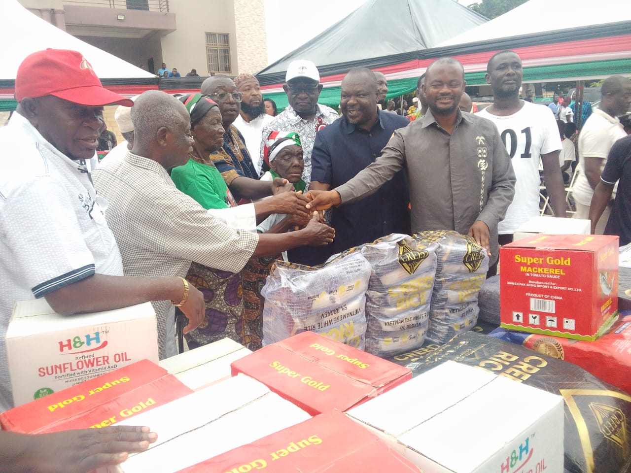 Historic: New Juaben North NDC Celebrate Cadres And The Aged