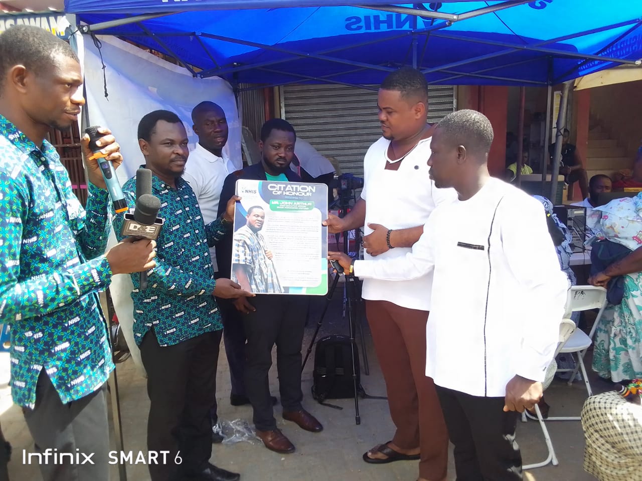 Kasapreko Manager Celebrates Birthday By Providing Free NHIS Registration And Renewal To Asamankese Residents