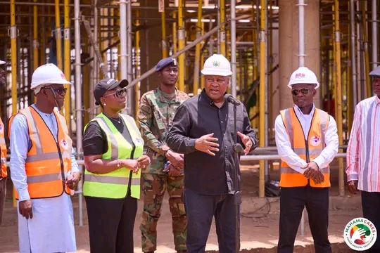 President Mahama Applauds Rapid Progress On Tamale Teaching Hospital Cardiology Centre Project