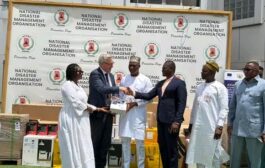 Interior Minister Receives ICT Equipment To Boost NADMO’s Operations