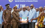 President Mahama, Ringway Assemblies Of God Church Men's Ministry Donate To Nsawam Prisons
