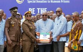President Mahama, Ringway Assemblies Of God Church Men's Ministry Donate To Nsawam Prisons