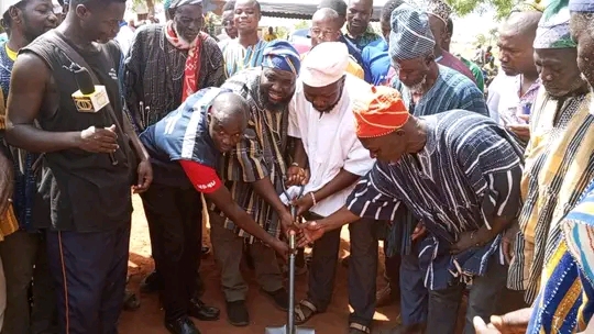 N/E: Nalerigu/Gambaga MP Cut Sod For Construction Of Of A Health Centre At Nagboo