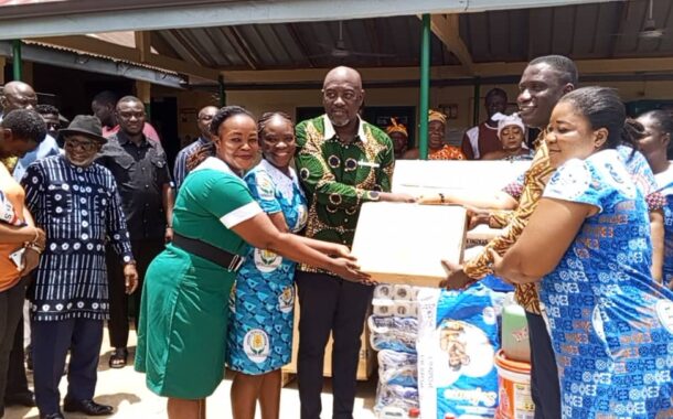 New Juaben North: Nana Osei-Adjei Donates Health Equipment To Akwadum Health Center