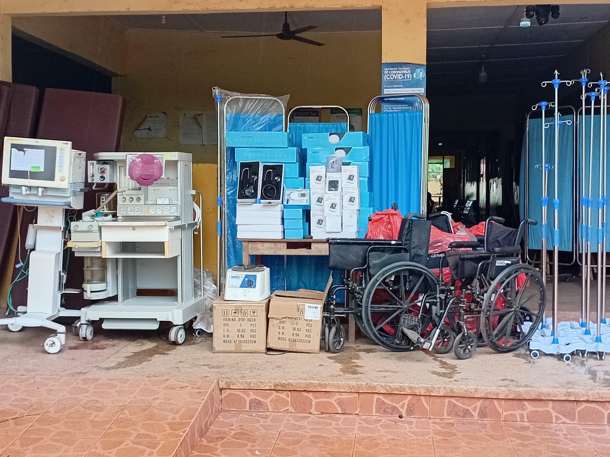 Amenfi Central MP Donates Medical Equipment To Health Facilities