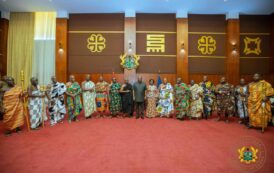 Eastern Regional House Of Chiefs Pays Courtesy Visit To President John Mahama