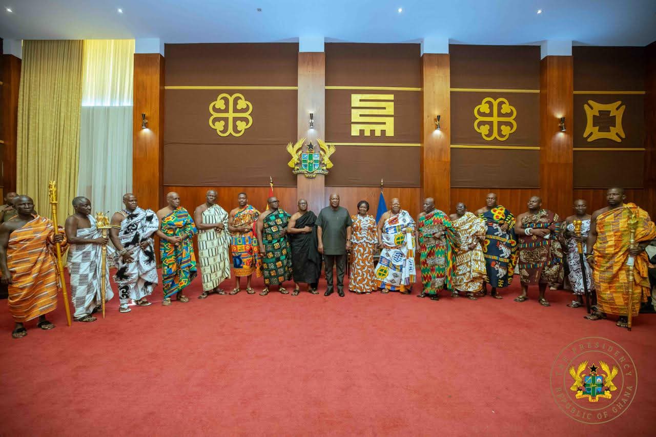 Eastern Regional House Of Chiefs Pays Courtesy Visit To President John Mahama