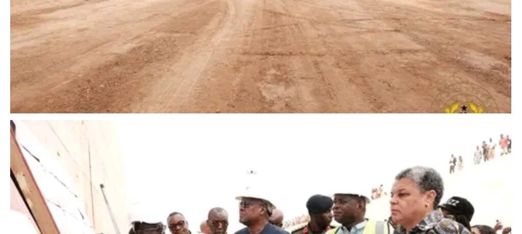 Mahama Tours Kasoa-Wimneba Corridor Works; Satisfied With Pace And Quality Of Workdone