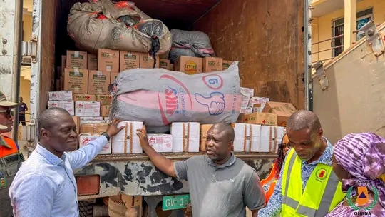 Anglo: NADMO Supports Tidal Waves Victims