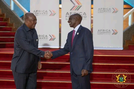 President Mahama Returns From Africa Forward Summit