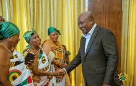 Mahama, Vice President Receive Traditional Leaders From Bono East Region