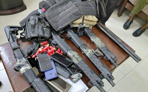 E/R: Police, Military Arrest 11 At Adombrobe; Pump-Action Rifles, Ammunition Retrieved In Chieftaincy Dispute