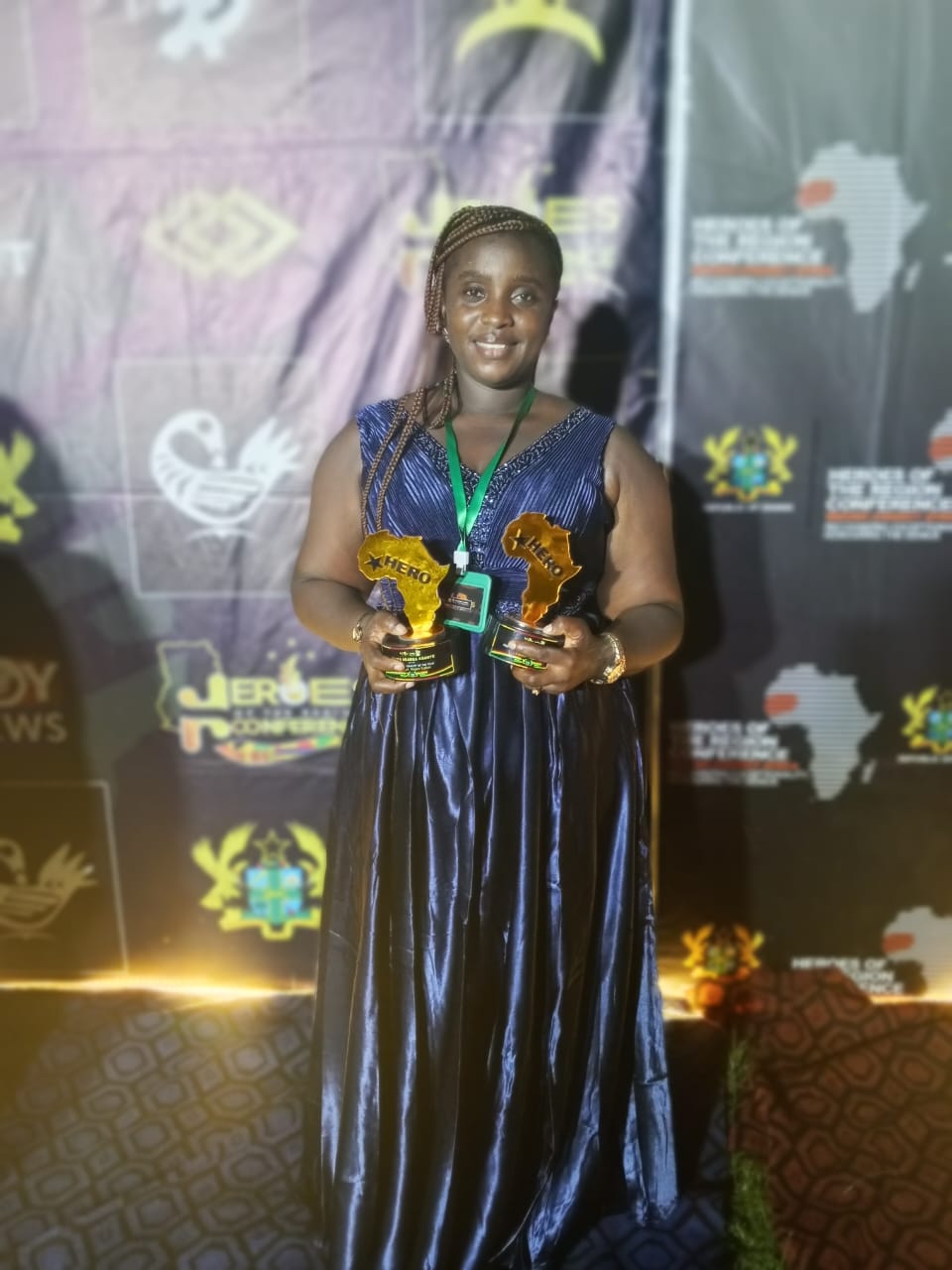 Bryt Fm’s Akosua Asabea Kropah Crowned Media Personality Of The Year At Heroes Of The Region Conference