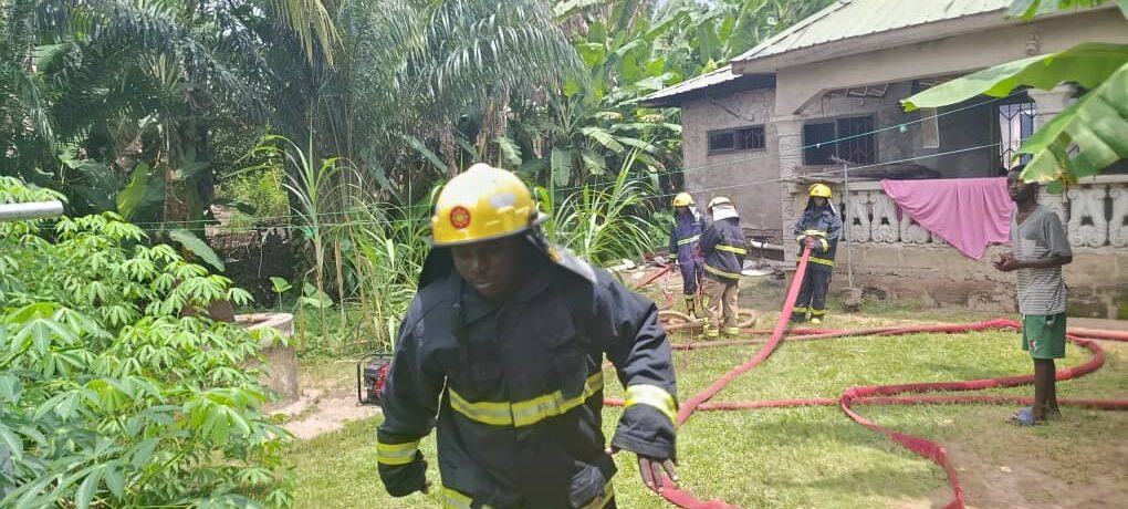 Koforidua: Electrical Fire Outbreak Burns ECG Worker’s Private House As Wife Collapses