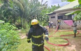 Koforidua: Electrical Fire Outbreak Burns ECG Worker’s Private House As Wife Collapses