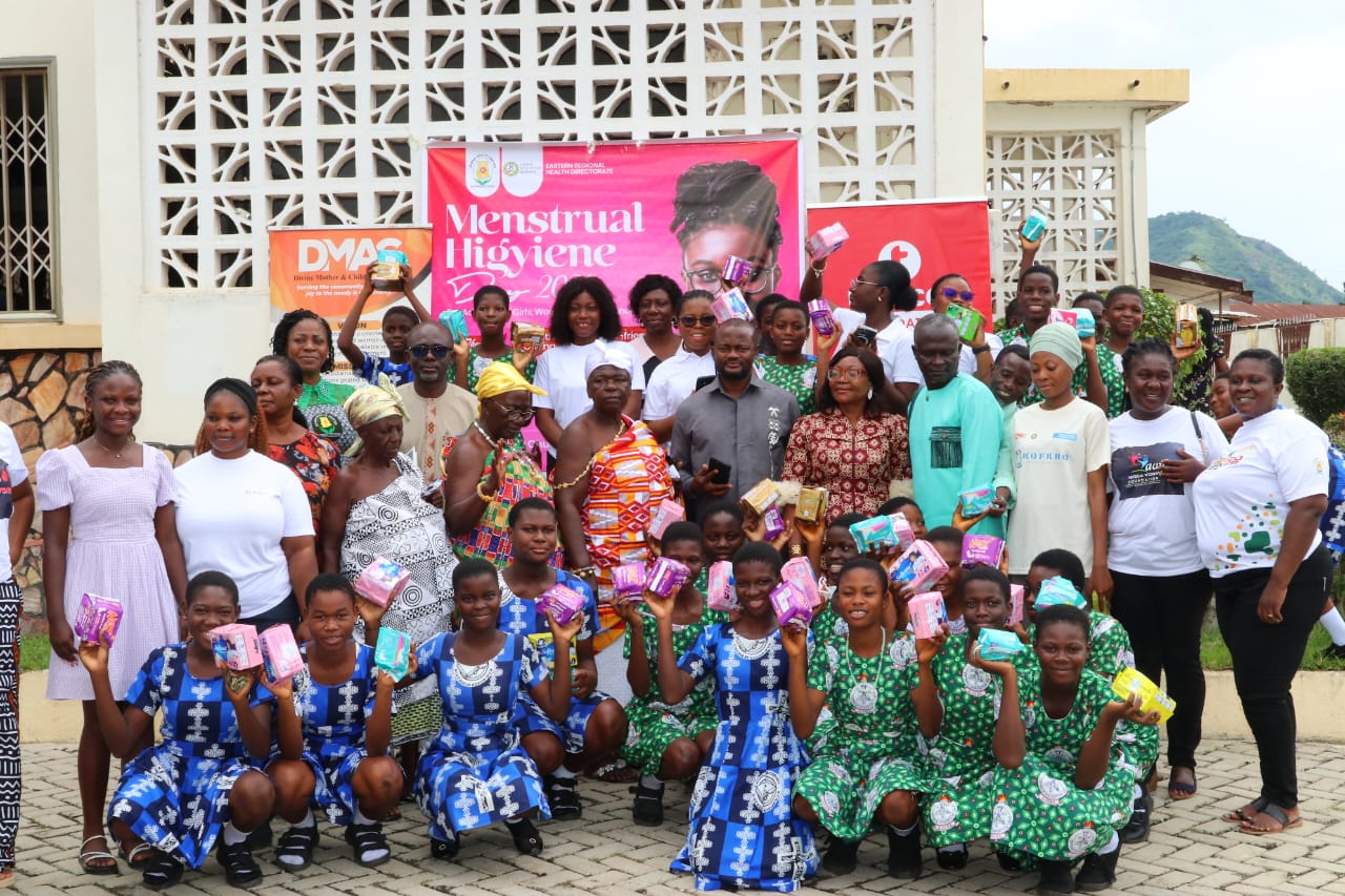 Eastern Regional Health Directorate, GES Celebrate Menstrual Hygiene Day At Asokore