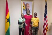 Ghana’s Young Spelling Champion Eugene Osei Mensah Pays Courtesy Call On Embassy Of Ghana In Washington DC, USA