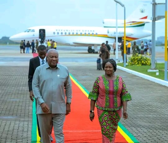 Mahama Returns To Ghana After Official Visit To The UK And Belarus