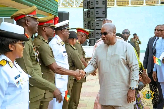 Ghana Navy Takes Over Security Responsibility At the Jubilee House