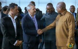 Mahama Cut Sod For Phase II Of The Sentuo Oil Refinery
