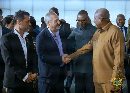 Mahama Cut Sod For Phase II Of The Sentuo Oil Refinery