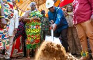 Mahama Cuts Sod For 24-Hour Market At Assign Bereku