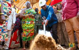 Mahama Cuts Sod For 24-Hour Market At Assign Bereku