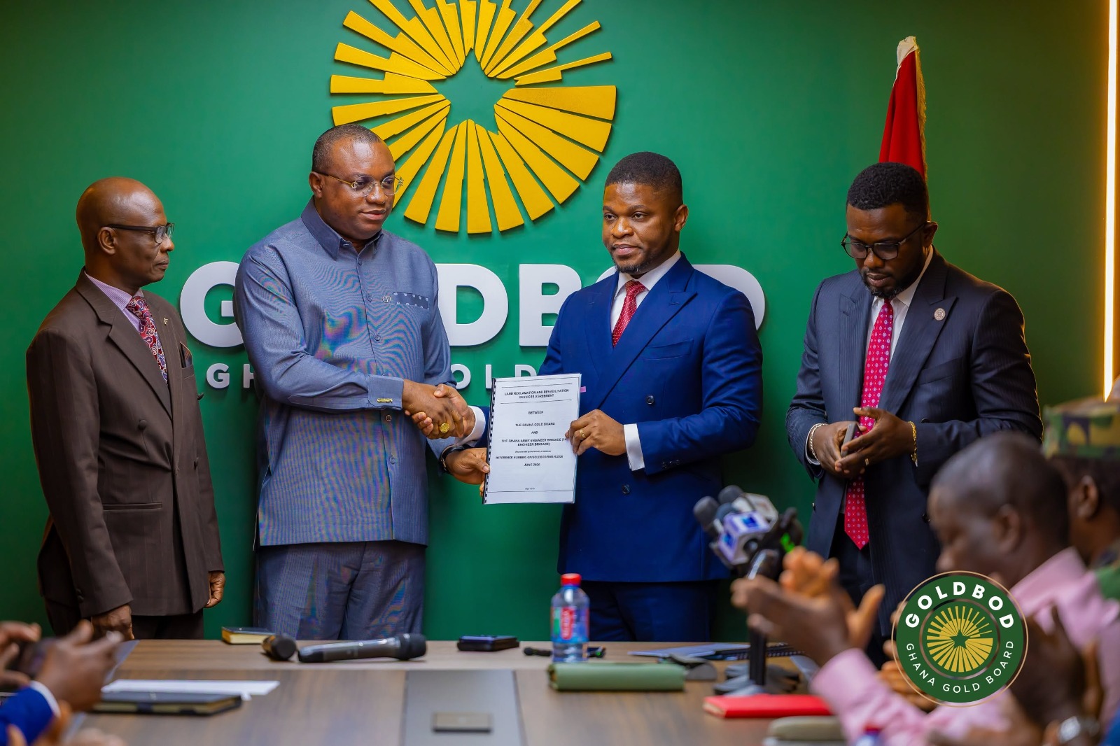 GoldBod, Armed Forces And Forestry Commission Launch Land Reclamation Project In Tano Nimiri Forest Reserve