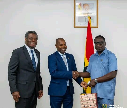 Deputy Foreign Affairs Minister Engages With Delegation From The Service Academy Of Ghana