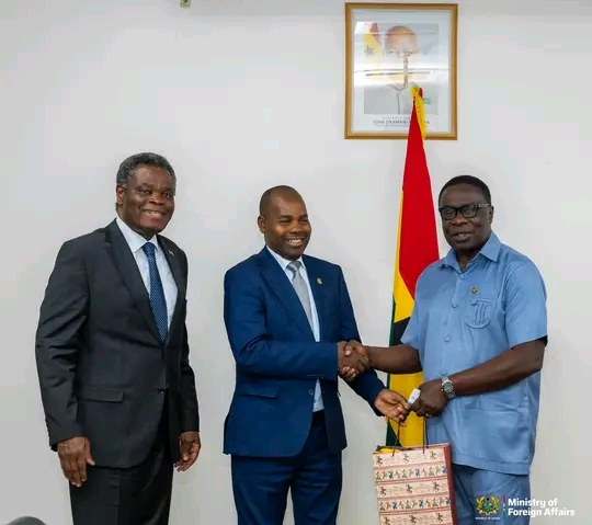 Deputy Foreign Affairs Minister Engages With Delegation From The Service Academy Of Ghana