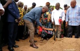 Resetting Ghana Tour: Mahama Cuts Sod For Construction Of 24-Hour Model Market At Juapong