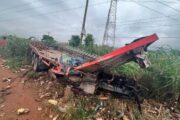 Several Injured As VIP Bus Collides With Yam-Laden Truck On Kumasi–Accra Highway