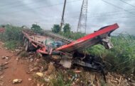 Several Injured As VIP Bus Collides With Yam-Laden Truck On Kumasi–Accra Highway