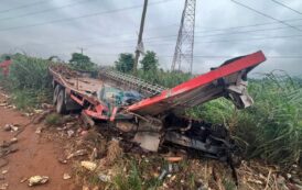 Several Injured As VIP Bus Collides With Yam-Laden Truck On Kumasi–Accra Highway