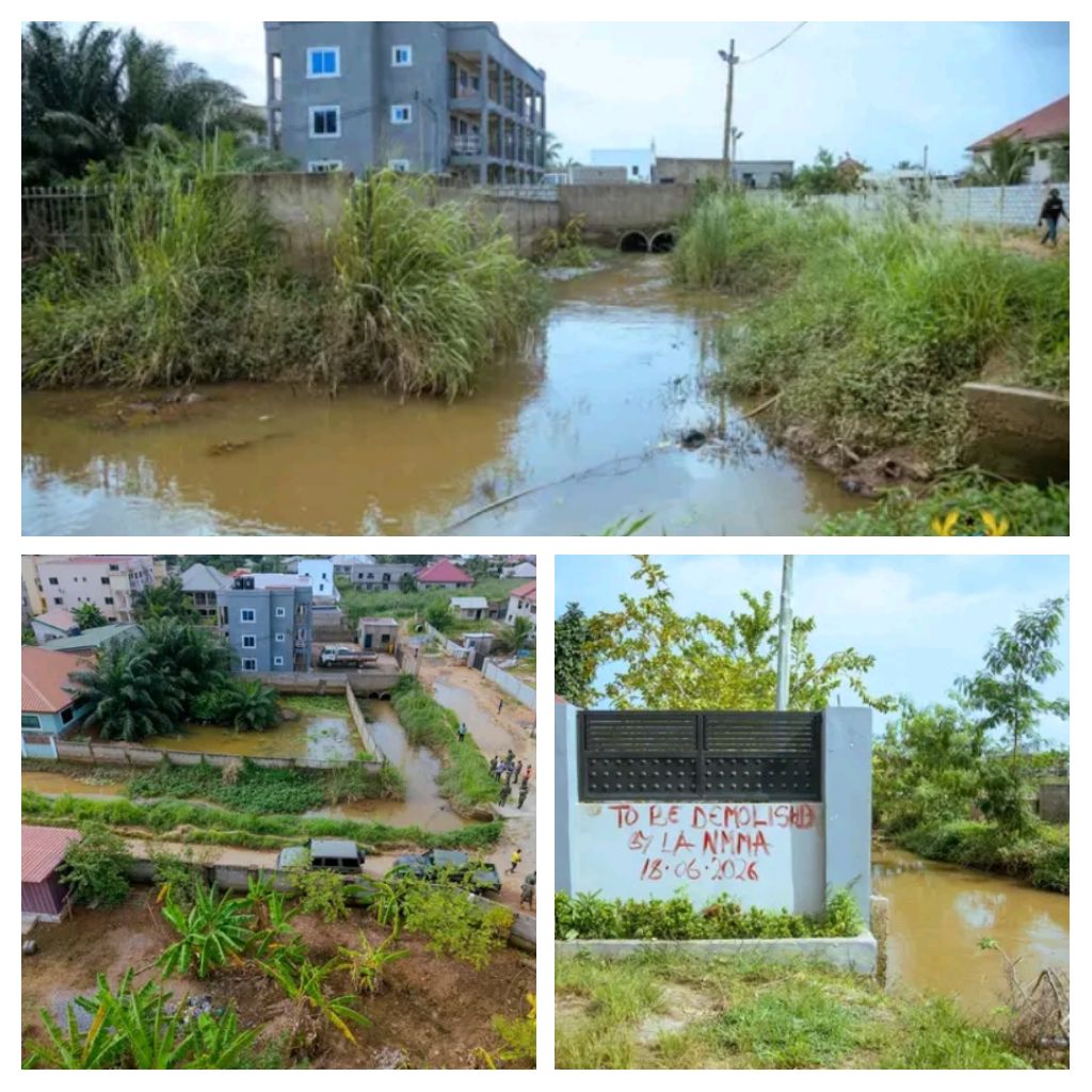 Oyarifa: Several Inappropriately Structures Marked For Demolition After Accra Floods