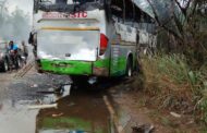 Two Dead, Four Injured As STC Bus, Fuel Tanker And Two Vehicles Go Up In Flames In Etukrom Crash