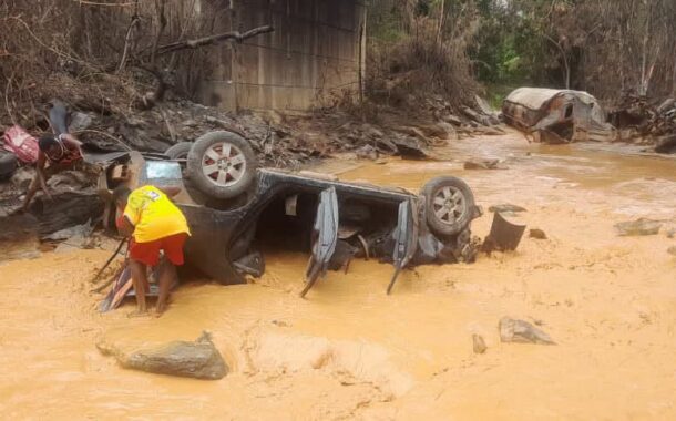 Six Injured As Toyota Corolla Plunges Into Birim River At Biremso