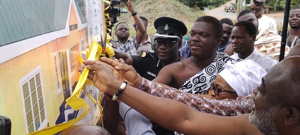 Gyasehene Breaks Ground For New Nyamekrom Police Station To Boost Security