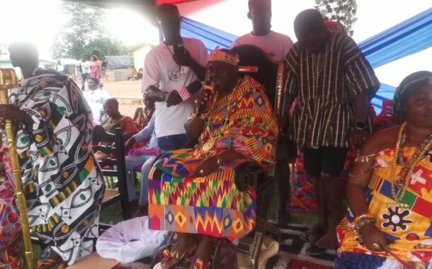 Stool Festival: Akyem Gyamasi Chief Appeals For Support To Complete JHS Project