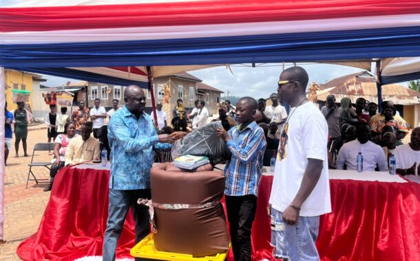 Fanteakwa North MP Supports JHS Graduates With Educational Materials
