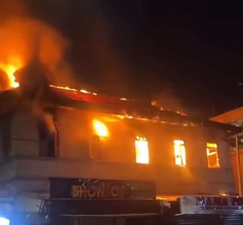Fire Outbreak Destroys Several Shops In Koforidua, Firefighter Injured