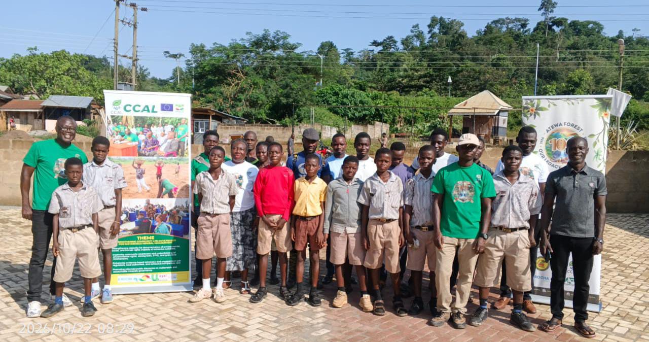 CCAL Steps Up Atewa Forest Restoration With Tree-Planting Exercise At Potroase