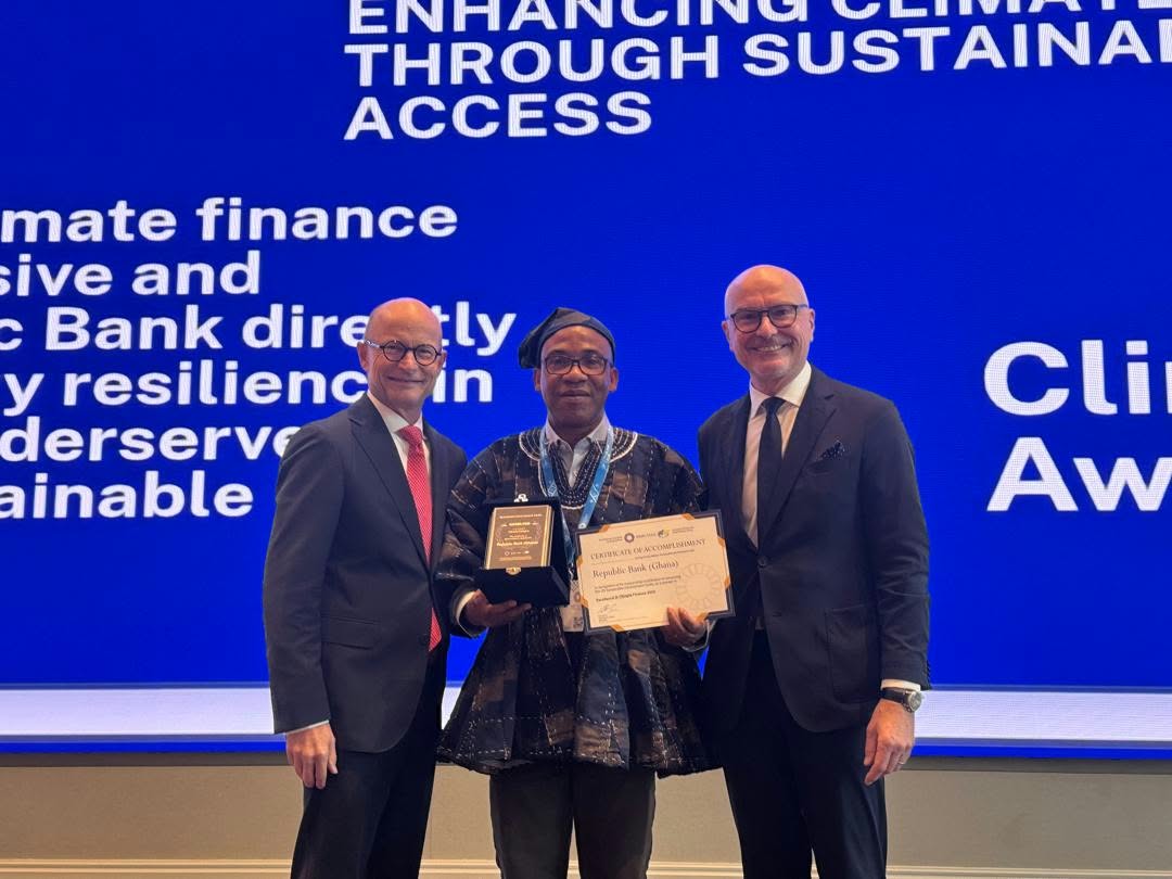 Republic Bank Ghana Wins International Award For Climate Finance Initiatives