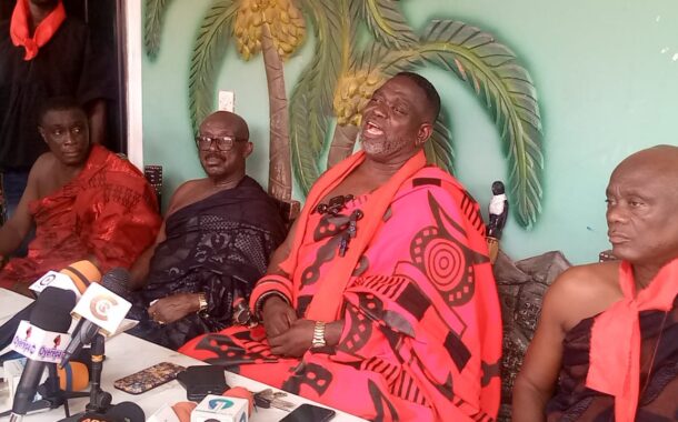 Ettukromhene Appeals To President Mahama Over Alleged Galamsay Activities On Disputed Land